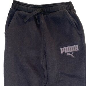 Puma Kids Black Joggers